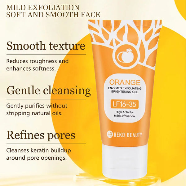 Orange Enzyme Exfoliating Gel – Brightening & Deep Cleansing