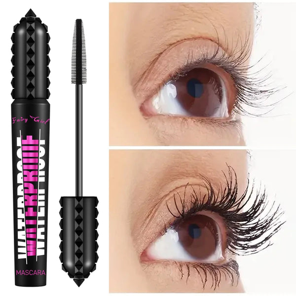 Black Waterproof 4D Mascara – Lengthening & Volumizing