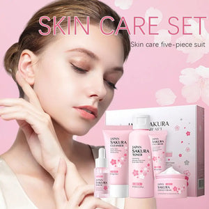 Sakura Skincare Set – Face Cream, Serum, Toner & More