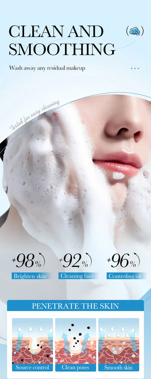 SAODER Q10 Vitamin C Facial Cleanser – Foaming Face Wash