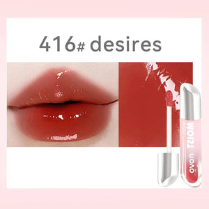 Long-lasting color lipstick, jelly texture lipstick, moisturizing, glossy lip balm, non-greasy, non-fading multi-color lipstick