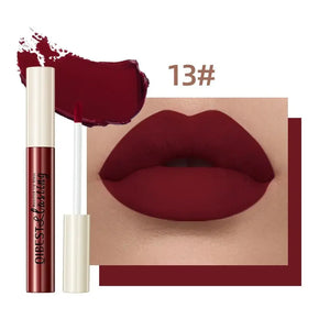 12-Color Waterproof Lipstick – Long-Lasting & Vivid