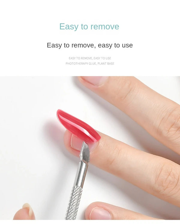 Strong Nail Glue for Acrylic Nail Tips-Fake, Brush On, Quick Dry, Easy Application Durable & Long-Lasting Fast Glue False Nails