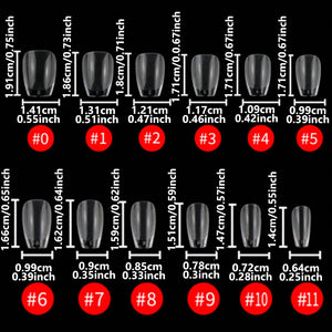 120PCS- Semi-frosted short almond clear fake nails, whitening nail art set with removable fake nails for festivals, parties, dat