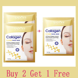 10pcs Collagen Anti-Wrinkle Facial Masks – Anti-Aging & Moisturizing