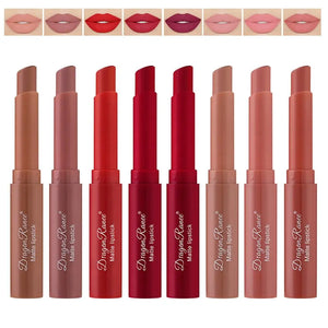 NEW Nude Matte Lipstick Waterproof Lip Sticks Not Fading Sexy Red Velvet Lipsticks for Women Make Up Long Lasting Lip Cosmetics