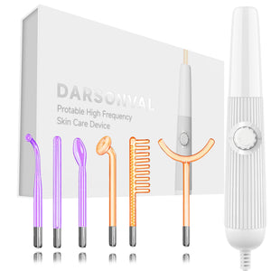 Darsonval Professional High-Frequency Machine: 6-in-1 Neon & Argon Therapy Kit
