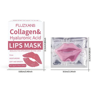 20pcs Pink Lip Mask Sheets – Moisturizing & Anti-Aging
