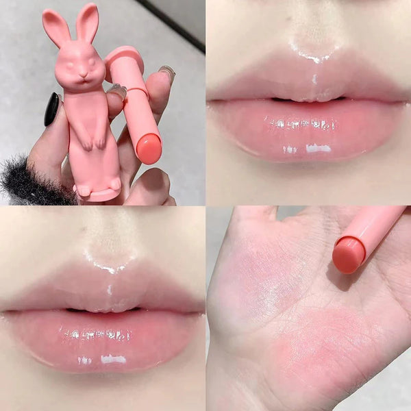 Cute Rabbit Lip Balm – Color Changing & Moisturizing