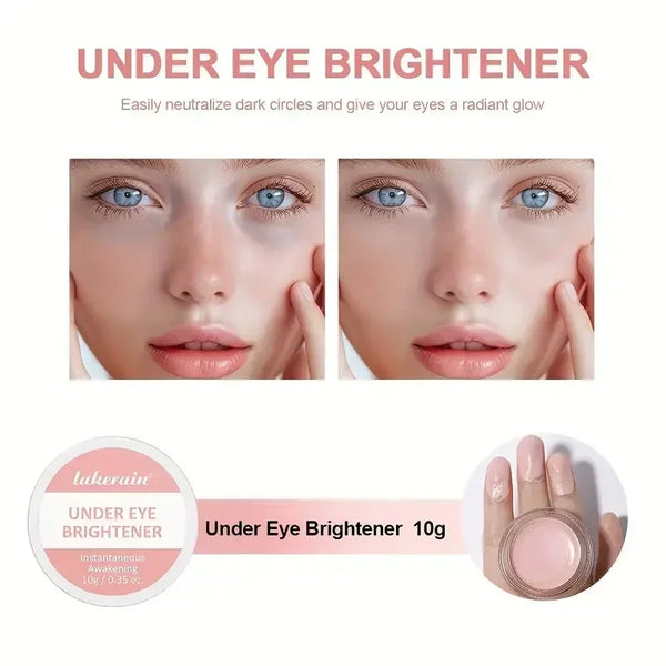 Hydrating Brightening Eye Concealer and Contour Cream, Full Coverage, Long-lasting Eye Concealer for Perfect Makeup Look