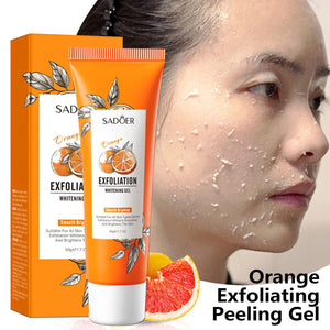 Orange Exfoliating Peeling Gel Facial Scrub Moisturizing Nourish Repair Scrubs Blackhead Removal Face Cleanser Korean Cosmetics