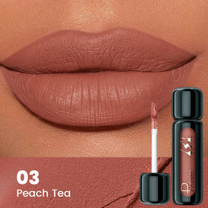 1pc Matte Velvet Lip Gloss, Highly Saturated Liquid Lip Mud, Non-Stick Long Lasting, All Skin Tones Compatible,Mother's Day Gift
