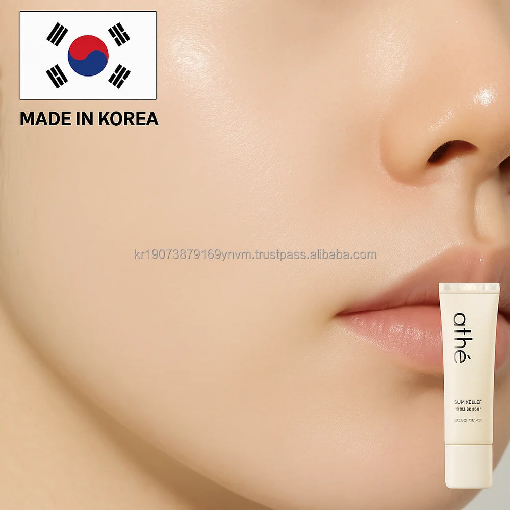 Vegan Mineral Sunscreen SPF50+ Glow Skin Booster Essence korean skincare OEM