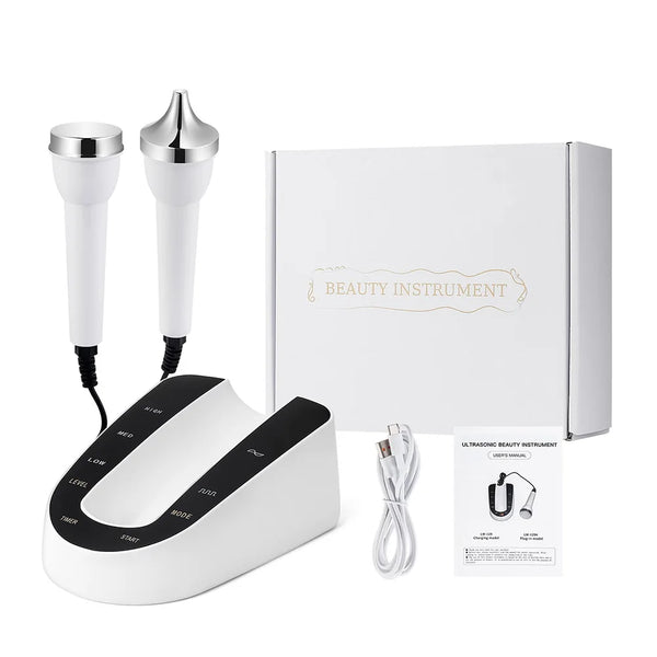 Professional Ultrasound Facial & Eye Beauty Machine: High-Frequency Anti-Aging SPA Device