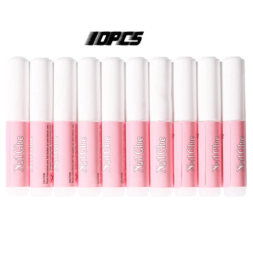 10/100Pcs Super Strong Nail Glue for Acrylic Nails Press On Nails Profession Nail Adhesive Bond Nail Tips Glue Long Lasting Glue