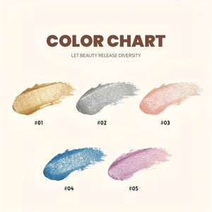 Glitter Sparkling Mascara，Long-Lasting, Effects, Waterproof, Smudge-Proof , crushed diamond mascara pearlescent fine flash
