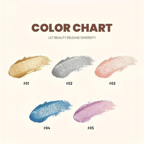 Glitter Sparkling Mascara，Long-Lasting, Effects, Waterproof, Smudge-Proof , crushed diamond mascara pearlescent fine flash