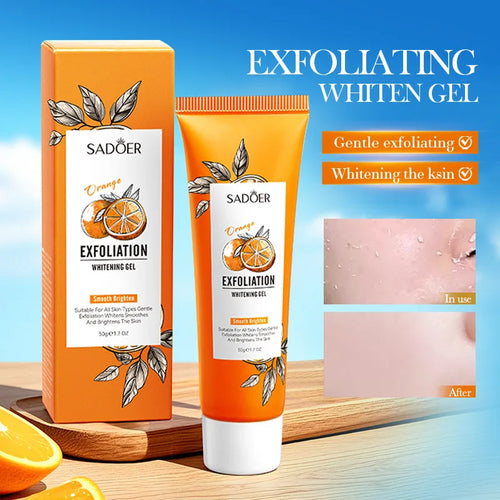 Orange Exfoliating Peeling Gel – Face Scrub & Blackhead Remover