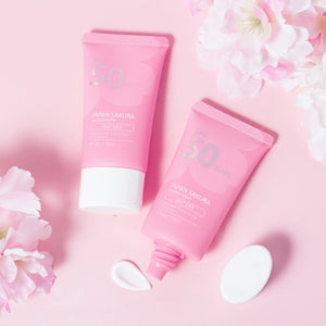 Laikou Sakura Moisturizer Sunscreen Cream Protector Facial Sun Block Spf50 Gel Isolation Lotion  Face Suncream