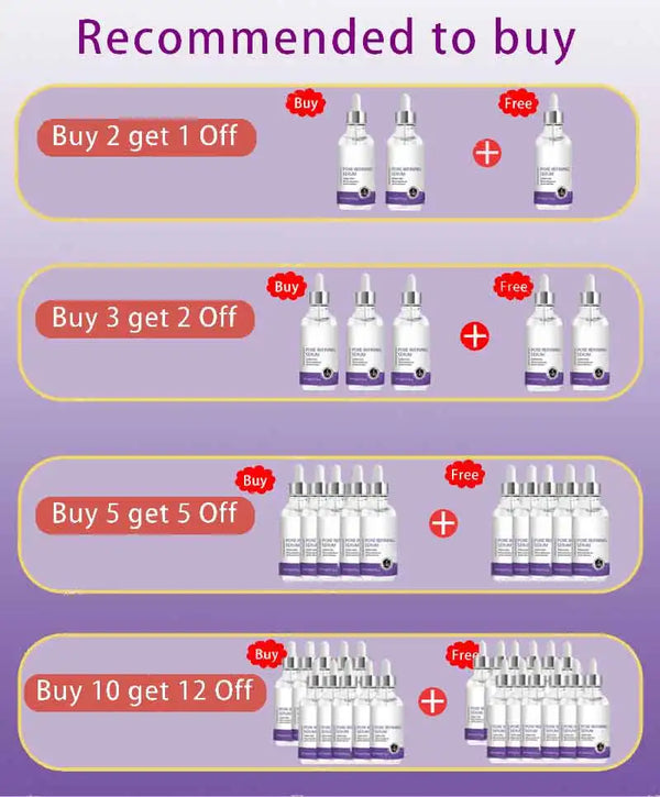 Pore Shrinking Serum Face Removing Large Pores Tightening Facial Pore Minimizing Essence Skin Care Beauty Firm skin