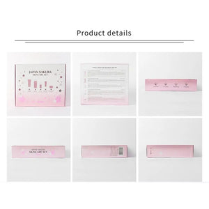 5/3pcs/Set Sakura Skin Care Sets Face Cream Serum Toner Facial Cleanser Sunscreen Eye Cream Gift Box Face Skin Care Set Product