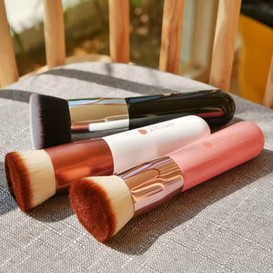 DUcare Foundation Brush Flat Top Kabuki Makeup Brushes Synthetic Hair Liquid Blending Mineral Powder Buffing Stippling Cosmetics