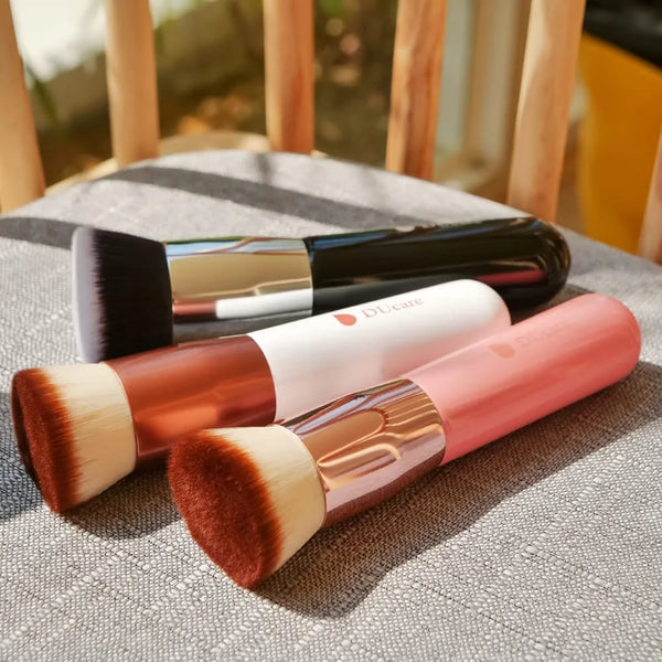 DUcare Foundation Brush Flat Top Kabuki Makeup Brushes Synthetic Hair Liquid Blending Mineral Powder Buffing Stippling Cosmetics