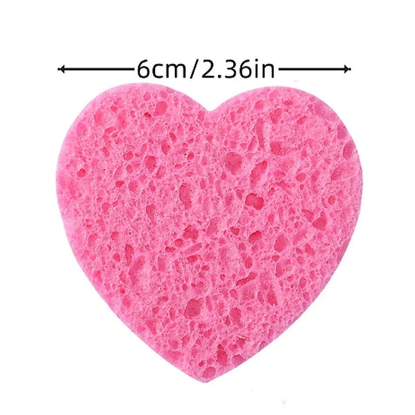 10Pcs Compressed Cellulose Face Sponges – Cleansing & Exfoliating Tools