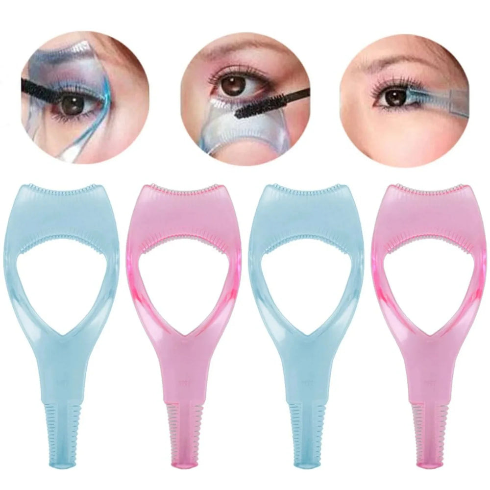 Mascara Shield Guard | Eyelash Makeup Tool Guide Card | Reusable Smudge Protector for Perfect Mascara & Eyeliner Application | B
