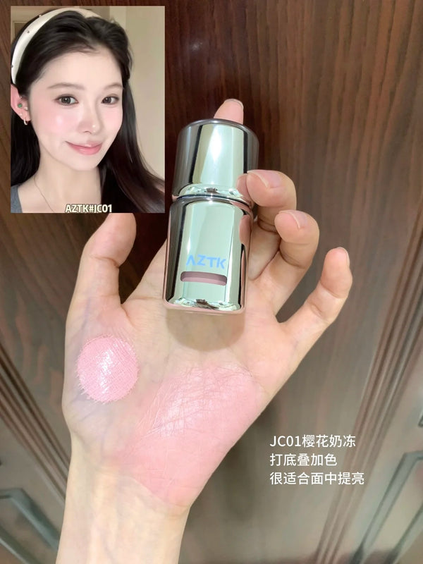 AZTK Jello Liquid Blusher – Moisturizing Matte Cheek Color