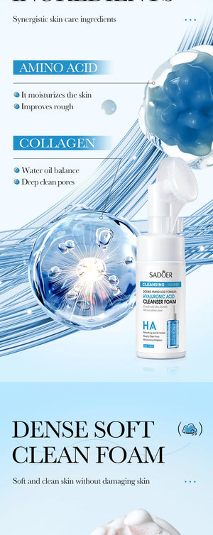 Mossee Facial Cleanser Foam – Hydrating & Moisturizing