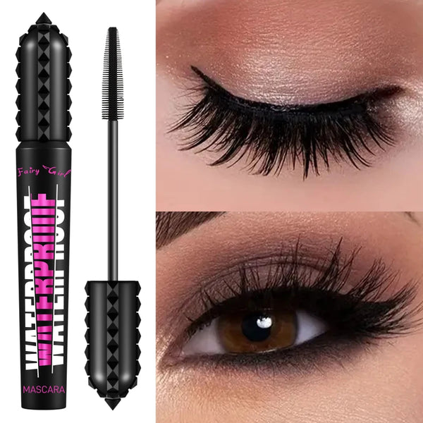 Black Waterproof 4D Mascara – Lengthening & Volumizing