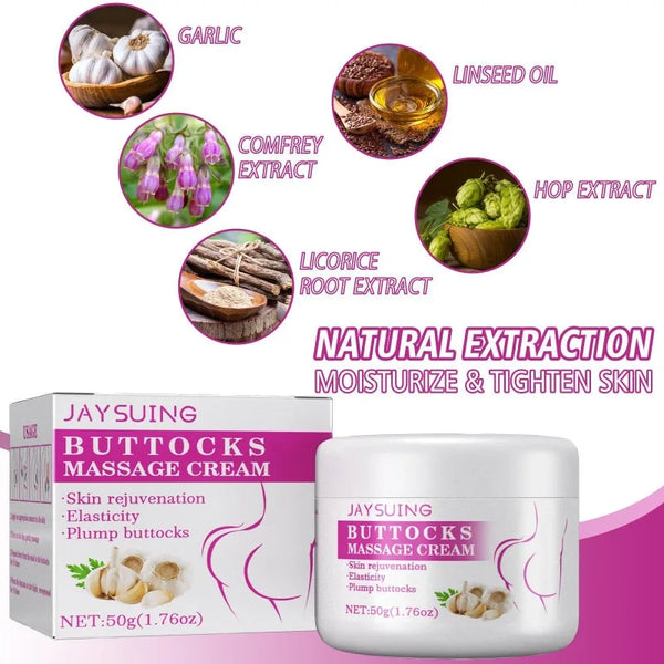 Buttock Firming & Lifting Cream – Hip Enhancer & Shaping Oil for Women