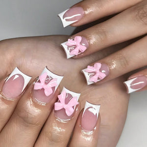 24pcs Coffin Shaped Fake Nails +1 Nail File +1 Jelly 24pcs Coffin Shaped Fake Nails +1 Nail File +1 Jelly