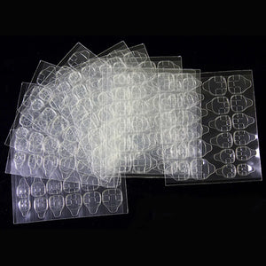 Double Side Nail Glue Sticker Adhesive Tabs for Fake Nails Supre Sticky Waterproof Breathable Nail Jelly Glue