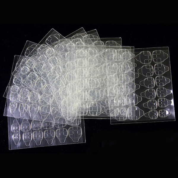 Double Side Nail Glue Sticker Adhesive Tabs for Fake Nails Supre Sticky Waterproof Breathable Nail Jelly Glue