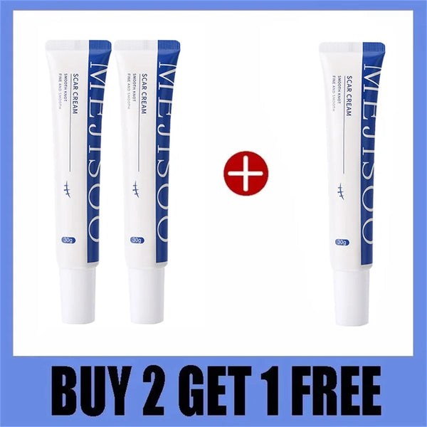 Scar Removal Cream Gel Remove Acne Spots Treatment Stretch Marks Burn Surgical Scar Repair Cream Smoothing Whitening Skin Beauty