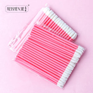 5/100 Pcs Lip Brush Eyelash Makeups Lip Glossy Microbrush Lash Extension Lipstick Set Cosmetic beauty Tools
