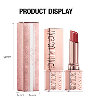 Hydrating Satin Lipstick Long Lasting Moisturizing Nourishing Non Oily Plump Lips Gloss Smooth Formula Glowing Finish