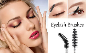 5/50 pcs Crystal  Mascara Wands Eyelash Brush Spoolies for Eye Lash Extension Eyebrow and Makeup Crystal Makeup Tools
