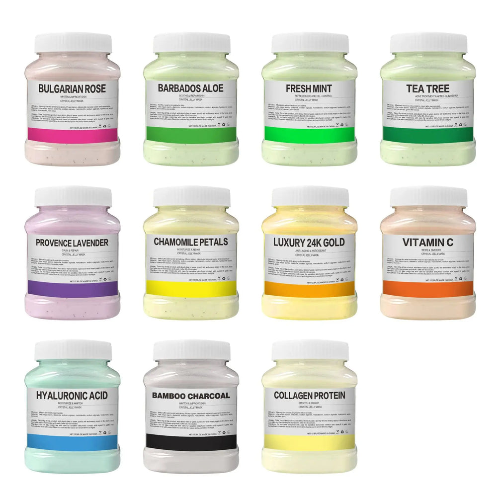 350g 24K Gold Rose Petal Mask – Hydrating & Soft