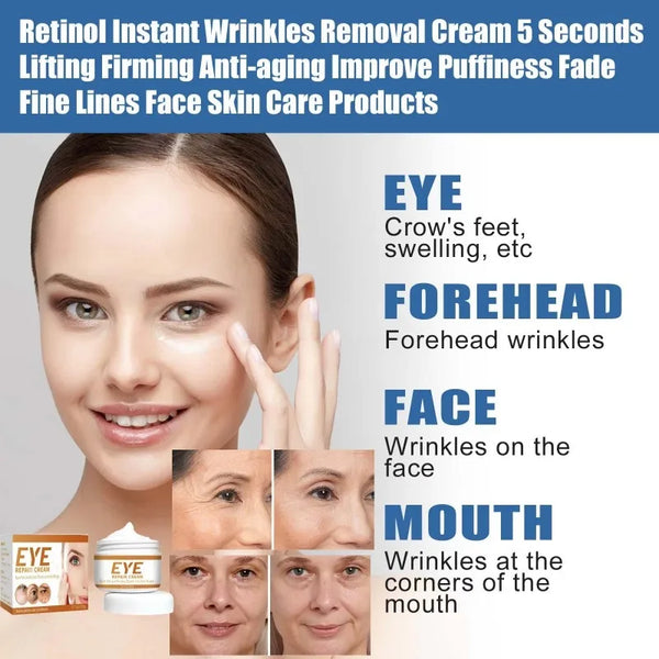 Remove Eye Bag Cream Anti Wrinkle Anti Dark Circle Eye Cream Repair Skin Damage Moisturizing Eye Bags Eyes Skin Care