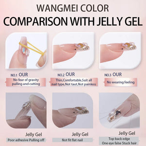 PERFECT COLOR,15ml,nail glue,nail stuff,press on nails,nail art,Quick Drying, Semi Solid, Long Lasting, No UV Light Needed