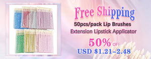 5/30/50/100PCS Eyeshadow Brush Dual Sided Sponge Nylon Sets Make up Eye Shadow Brushes For Cosmetic Applicator Makeup Tools Hot