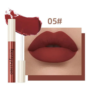 12-Color Waterproof Lipstick – Long-Lasting & Vivid