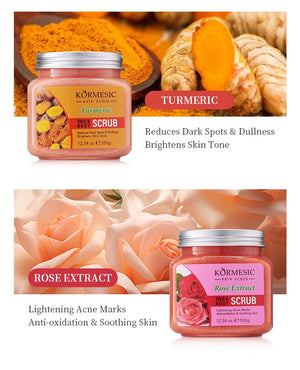 KORMESIC Turmeric Body Scrub – Moisturizing & Gentle