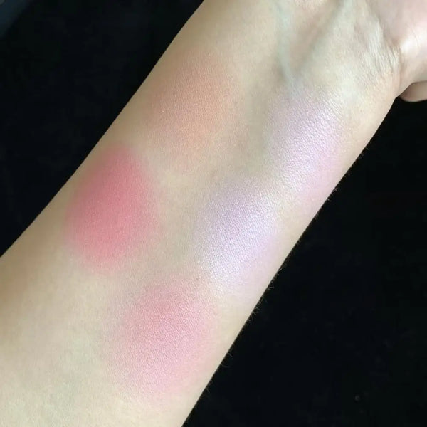 Flower Knows Pearl Shell Shape Velvet Embossed Blush Matte Finish Buildable Blendable Powder Blush For Cheeks For All Skin Tones