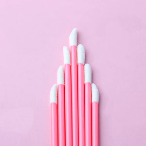 5/100 Pcs Lip Brush Eyelash Makeups Lip Glossy Microbrush Lash Extension Lipstick Set Cosmetic beauty Tools