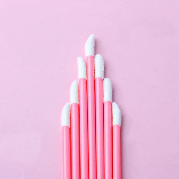 5/100 Pcs Lip Brush Eyelash Makeups Lip Glossy Microbrush Lash Extension Lipstick Set Cosmetic beauty Tools