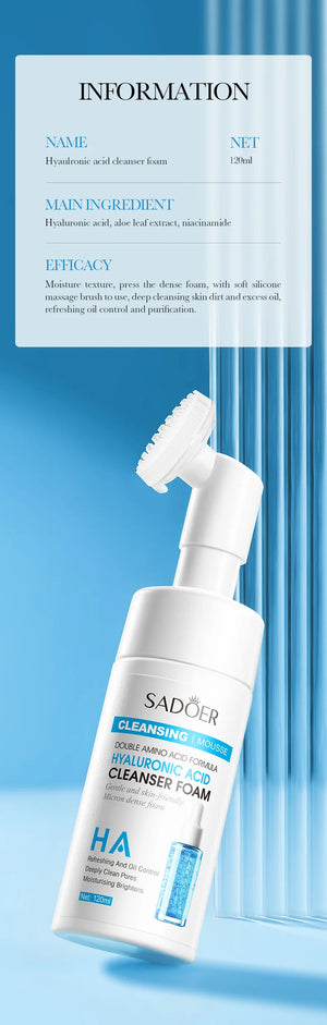 SAODER Q10 Vitamin C Facial Cleanser – Foaming Face Wash